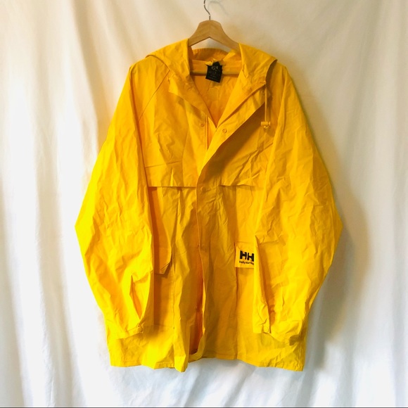 Helly Hansen Other - SOLD - HELLY HANSEN Iconic Yellow Raincoat - XL
